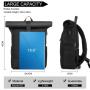 2023 LOVEVOOK Stylish roll top backpack University school boys girls Anti-Theft Bag travel business laptop backpacks with usb