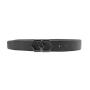 Customized leather belt removable buckle branded reversible genuine leather belts for men