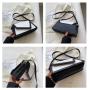 Pu Leather Cover Shoulder Crossbody Bag Armpit Single Fashion Bag Vintage Lock Ladies Hand Bag Bolsos-Para-Mujeres-