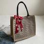 Ethnic Style Retro Linen Tote Bag Women'S New Large Capacity Fashion Mommy Bag Class Shoulder Bag
