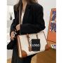 Custom Woman Fashion Sac A Main Femme Crossbody High Quality Ladies Shoulder Canvas Handbag Tote Bags