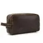 Fashion pu leather cosmetic bag men travel mackeup bag leather men cosmetic pouch bag