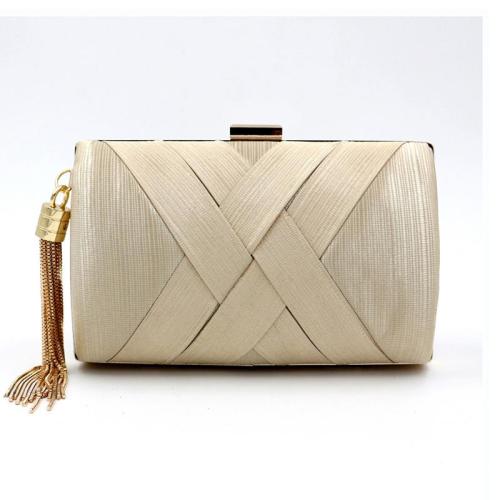 CCF22 New Fashion Dinner Tassel Pendant Evening Bag Large Capacity Dress Bag High Quality Wedding Handbag Lady Clutch Bag