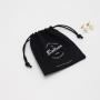 Drawstring Gift Jewelry Cotton Linen Pouches Small Perfume Watch Cosmetic Jewelry Packaging Cotton Bag