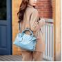 2024 Custom Logo Women Hot Selling Boston Hand Bag For Fashion Ladies With Leather Tag