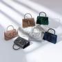 New Bow Evening Bag Shiny Bride Wedding Purse Shoulder Satchel Ladies Fashion Rhinestone Women's Handbag Bag pochette femme
