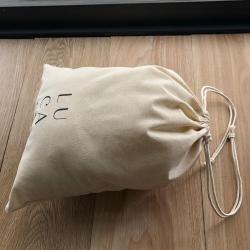 Custom Logo Printed Eco-friendly Cotton Muslin Shopping Bag Natural Muslin Cotton Drawstring Shopping Bag