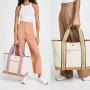 Luxury Korean Designer Soft Pu Leather Canvas Womens Tote Bags Large Weekend Shopper High Quality Custom Tote Bags For Women