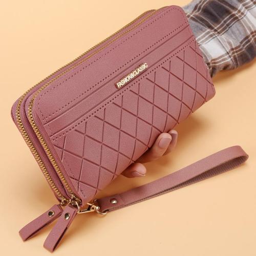 2024 new women's long wallet Korean style simple double zipper coin purse multi-card wallet card bag clutch wallets