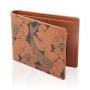 Bifold OEM Animal Print Wallet For Men Custom Printed Genuine Cowhide Leather Wallet