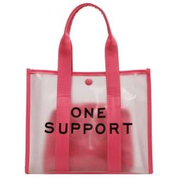 KBW182 Fashion Transparent PVC Tote Bag Summer New Mother and Child Bag Large Capacity Ladies Versatile Shoulder Bag