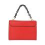 China Supplier Red Leather Women's Handbag Gradual Color Chain Shoulder Bags Flap Under Arm Bags