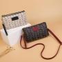 Ladies handbag 2024 ladies printed shoulder crossbody bag fashion casual mobile phone bag double zipper wallet