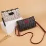 Ladies handbag 2024 ladies printed shoulder crossbody bag fashion casual mobile phone bag double zipper wallet
