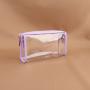 Keymay Popular Low MOQ Stock Candy Color Portable Personalize Clear Makeup Pouch Bag Waterproof Toiletry Bag Cosmetic Travel Bag