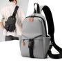 KBW612 Customized Men Chest Bag Fashion Casual Multifunctional Cup Cover Cross Body Bag Large Capacity Sports Shoulder Bag