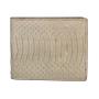 Handmade Slim Genuine Snakeskin Leather Bifold Short Wallet For Women