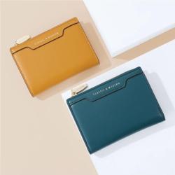 Popular Women's Short Wallet Cute Elegant Card Holder Case Multi Function Coin Purse Zip Clutch Wallets Purse for Girls Ladies