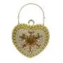 New Bridal Wedding Elegant Rhinestone Clutch Bag Handbag Banquet Tassel Heart Evening Bags For Woman