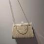ZR063 New Shiny Pleated Large-capacity Handbag Princess Bag Oblique Cross Dinner Dress Bag KTV Handbag