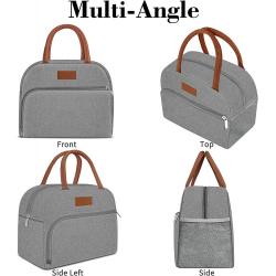 Gelory Hot Selling Lunch Bag Insulated Lunch Cooler Bag Sublimation Tote Lunch Box Container Bag for Women