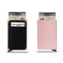 Ultra Slim Minimalist Aluminum Card Holder Automatic Pop Up ID Credit Card Holder Wallet with Elasticity Pocket