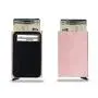 Ultra Slim Minimalist Aluminum Card Holder Automatic Pop Up ID Credit Card Holder Wallet with Elasticity Pocket