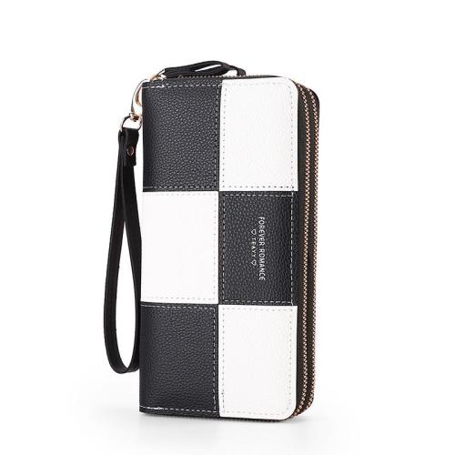 OEW211Business ID Credit Card Holder Hot Sale Fashion Design Women Wallet Long Wallet Double Zipper Coin Purse