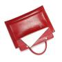 Custom Latest new Retro Genuine Leather Man Briefcases 14 inch Men Office Laptop Bags Simple Portable Pad Cases