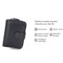 High Capacity Zip Around Wallet Card holder Minimalist Wallet With RFID