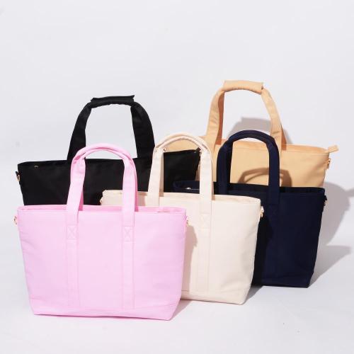 2023 New Fashion Wholesale Promotional Black Nylon Shopping Shoulder Ladies Tote Hand Bags Walker Custom Tote Bag For Women