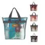 GELORY Customized Summer Colorful Shopping Net Bag Travel Durable Mesh Beach Tote Bags