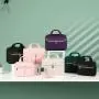 LOVEVOOK Water-resistant Travel Makeup Case with Hanging Hook Travelling Accessories Cosmetic Organizer Bag Women Toiletry Bag