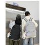 ZF115 New Casual Simple Shoulder Bag Male Outdoor Travel Backpack Female Nylon Waterproof Student Schoolbag