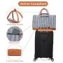 Sucipi 2022 Weekender Bags Canvas PU Leather Gym Duffle Bag with Shoe Compartment Large Capacity Men Women Travel Lagguge Bags