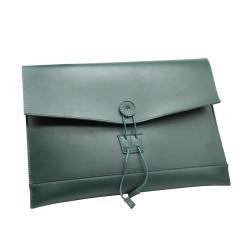 OEM custom A4 A5 leather organizer premium real leather portfolio folder case for business document