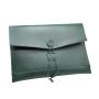 OEM custom A4 A5 leather organizer premium real leather portfolio folder case for business document