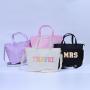 Keymay RTS Stock M L Multi-color Adjustable Strap Girls Waterproof Nylon Travel Tote Bag Gym Bags for Women Weekend Tote Bag
