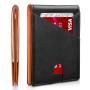 RFID Blocking Leather Slim Wallet for Men Bifold Minimalist Front Pocket Mens Money Clip Wallet