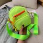 Summer Relaxation Korean New Style Small Square Bag Candy Color Popular Street Fashion Single Shoulder Bag Mini Oxford Cloth Bag