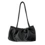 Womens Handbags 2024 Hasp Rectangle  Ruched Ladies bags Fashion Simple Soft PU leather Shoulder bags for women