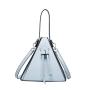 2024 Custom Drawstring Pyramid Vegan Leather Handbag For Women Ladies Luxury Bag