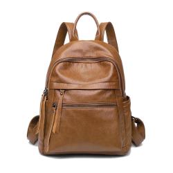 2024 Custom Logo Vegan Leather Backpack Bag For Women Ladies Stylish PU Purse