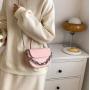2024 Women's Handbag New Fashion Single Shoulder Crossbody Bag Thick Chain  PU Cover  Saddle Ladies Bag