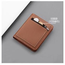 OEW039 Unisex Credit Card Leather Men Wallet Card Holder Wallet Money Clip Short Slim Coin Purse Photo Wallet Card Bag For Men