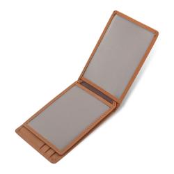 Customized leather bifold wallet card holder men card bag pu leather slim card holder wallet