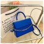 Low Price Carteras Para Mujer Chain Colorful Square Bags New Fashion Ladies Shoulder Bags Leather Crossbody Bags For Girls Women