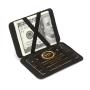 CUIKCA Korean Version Unisex Magic Wallet Money Clip Purse Slim Elastic Wallet Men Retro PU Leather Wallet ID Credit Card Cases