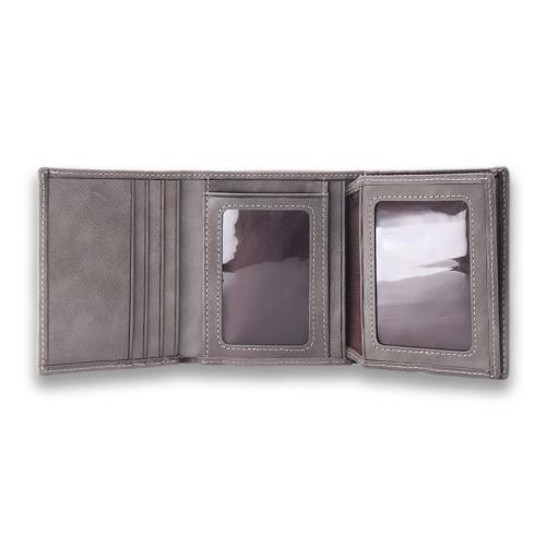 Vintage leather men wallet RFID blocking oily leather genuine leather wallets