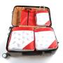 New Fashion Lightweight Compressible Folding Travel Luggage Organizer Bags 4 Pcs Packing Cubes Travel Bag Set